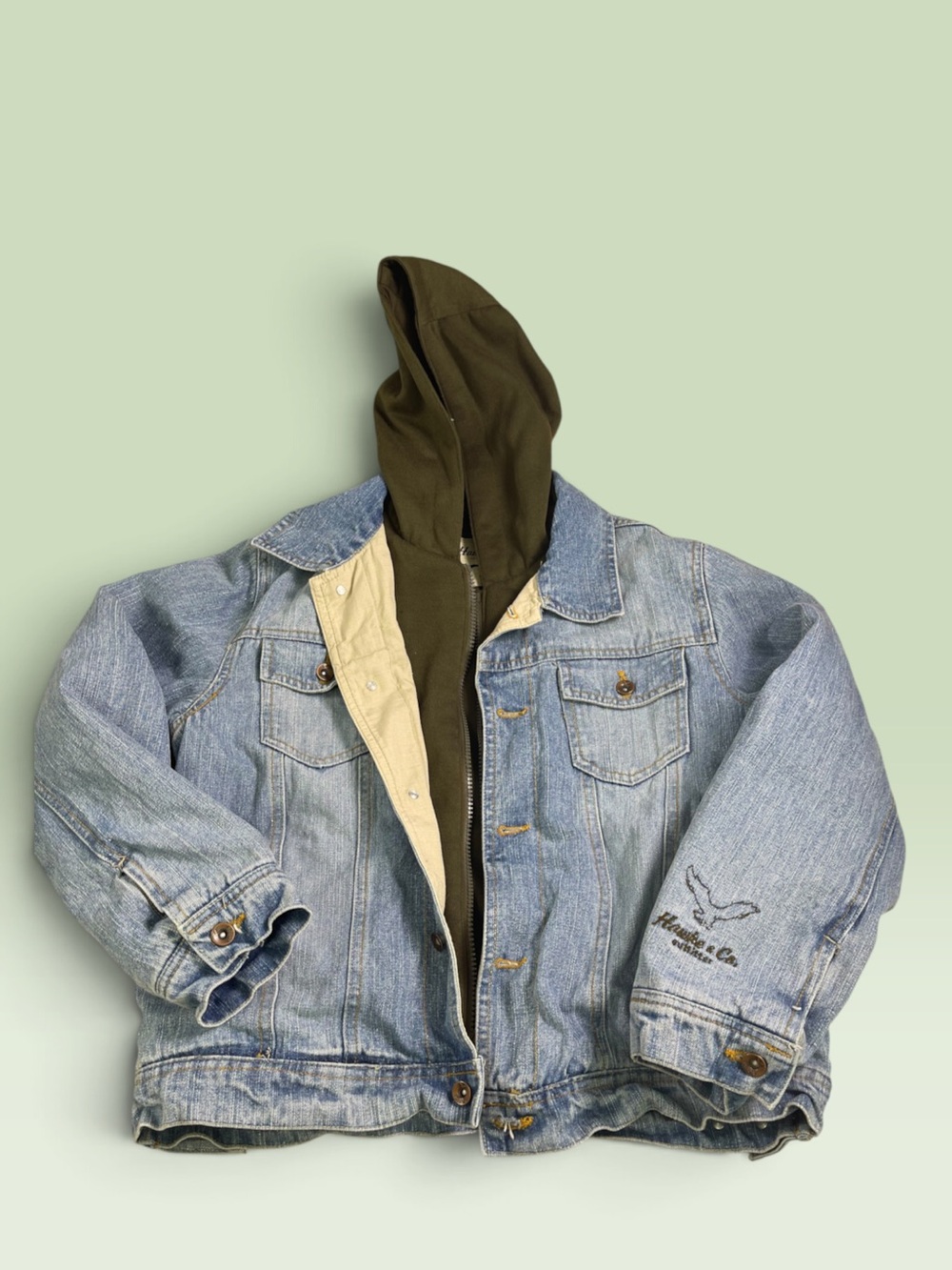 Hawke & Co Outfitters Denim Jacket Womens Sz 10/12